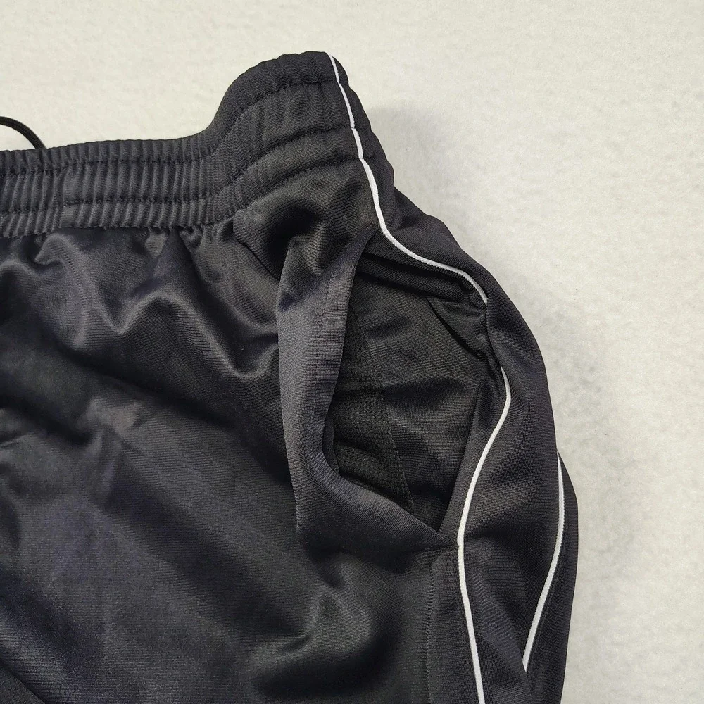 Tek Gear Mens‎ Athletic Track Pants Elastic Drawstring  Pockets Size XL Black